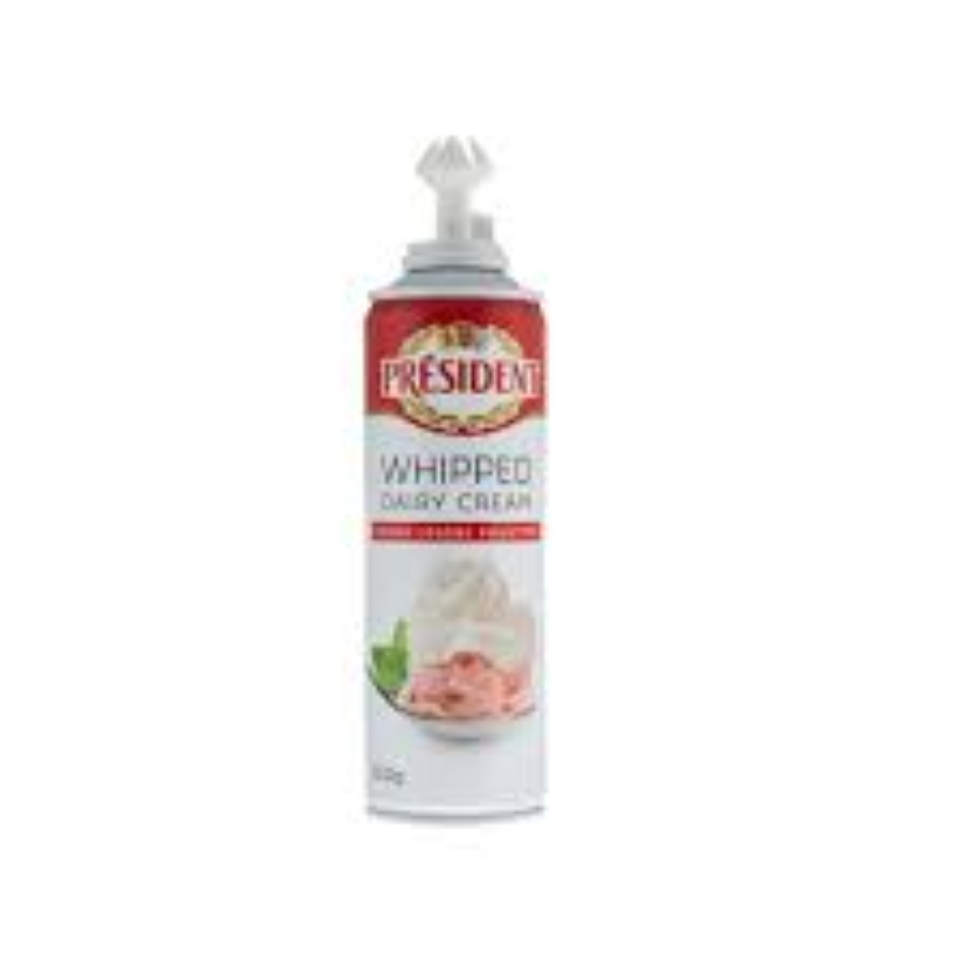 PRESIDENT WHIPPED DAIRY CREAM 250G